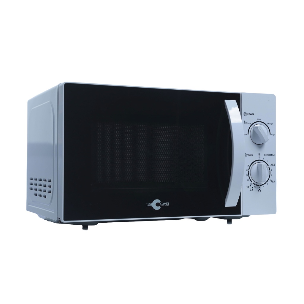 20L MANUAL CONTROL MICROWAVE OVEN, WHITE & BLACK COLOR